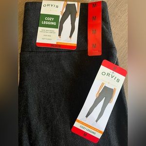 Fleece Lined High Rise Leggings Womens Medium NWT